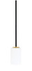Toltec Lighting - 6201-MBNAB-310 - One Light Mini Pendant - Sandia - Matte Black & New Age Brass