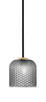 Toltec Lighting - 6201-MBNAB-4912 - One Light Mini Pendant - Sandia - Matte Black & New Age Brass