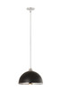 Z-Lite - 1004P14-MB-CH - One Light Pendant - Landry - Matte Black + Chrome
