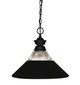 Z-Lite - 100701MB-RMB - One Light Pendant - Shark - Matte Black