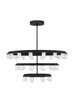 Visual Comfort Modern - KWCH19627B - LED Chandelier - Esfera - Nightshade Black