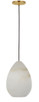 Visual Comfort Modern - SLPD544ALBHAB - One Light Pendant - Alina - Hand Rubbed Antique Brass