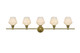 Elegant Lighting - LD2325SG - Five Light Wall Sconce - Gene - Satin Gold