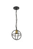 Elegant Lighting - LD4067D8BRD - One Light Pendant - Octavia - Brass And Dark Brown