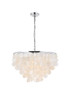 Elegant Lighting - LD5050D24C - Six Light Pendant - Selene - Chrome and White