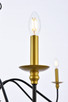 Rohan Six Light Chandelier (LD5056D30BRB)