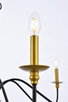Rohan Six Light Chandelier (LD5056D48BRB)