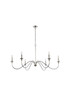 Rohan Six Light Chandelier (LD5056D48PN)