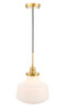 Elegant Lighting - LD6263BR - One Light Pendant - Lyle - Brass and frosted white glass