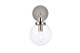 Elegant Lighting - LD7031W8PN - One Light Bath - Hanson - polished Nickel and Clear Shade