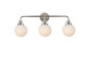 Elegant Lighting - LD7034W28PN - Three Light Bath - Hanson - polished nickel and Frosted Shade