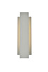 Elegant Lighting - LDOD4005S - LED Outdoor Wall Lamp - Raine - Silver