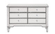 Elegant Lighting - MF6-1017S - Dresser - Contempo - Hand rubbed Antique Silver