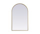 Elegant Lighting - MR1A2440BRS - Mirror - Ayra - Brass