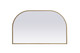 Elegant Lighting - MR1B3924BRS - Mirror - Blaire - Brass