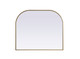 Elegant Lighting - MR1B4034BRS - Mirror - Blaire - Brass
