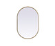 Elegant Lighting - MR2A2030BRS - Mirror - Asha - Brass