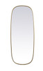 Elegant Lighting - MR2B2460BRS - Mirror - Brynn - Brass