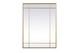 Elegant Lighting - MR3A3040BRA - Mirror - Viola - Brass