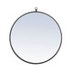 Elegant Lighting - MR4051BK - Mirror - Rowan - Black