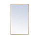 Elegant Lighting - MR4075BR - Mirror - Monet - Brass