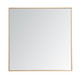 Elegant Lighting - MR43636BR - Mirror - Monet - Brass