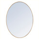 Elegant Lighting - MR4630BR - Mirror - Decker - Brass Elegant Lighting - MR4630BR - Mirror - Decker - Brass