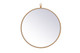 Elegant Lighting - MR4718BR - Mirror - Rowan - Brass