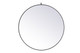Elegant Lighting - MR4745BK - Mirror - Rowan - Black