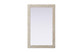 Elegant Lighting - MR4A3555LN - Mirror - Marlowe - Linen White