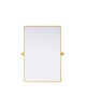 Elegant Lighting - MR6H2436BRA - Mirror - Amoura - Brass