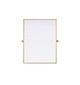Elegant Lighting - MR6H4030BRA - Mirror - Amoura - Brass
