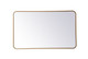 Elegant Lighting - MR802440BR - Mirror - Evermore - Brass