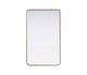 Elegant Lighting - MR8A2236BRA - Mirror - Remy - Brass