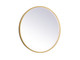 Elegant Lighting - MRE6032BR - LED Mirror - Pier - Brass