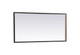Elegant Lighting - MRE62040BK - LED Mirror - Pier - Black