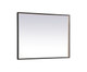 Elegant Lighting - MRE63040BK - LED Mirror - Pier - Black