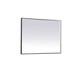 Elegant Lighting - MRE63648BK - LED Mirror - Pier - Black