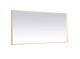 Elegant Lighting - MRE63672BR - LED Mirror - Pier - Brass