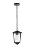 Elegant Lighting - OD305H13BK - One Light Outdoor Pendant - York - Black