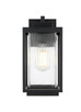 Elegant Lighting - OD308W13BK - One Light Outdoor Wall Sconce - Ludlow - Black