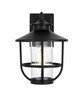 Elegant Lighting - OD314W13BK - One Light Outdoor Wall Sconce - Janney - Black