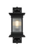 Elegant Lighting - OD316W19BK - One Light Outdoor Wall Sconce - Collins - Black