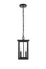 Elegant Lighting - OD324H14BK - Two Light Outdoor Pendant - Venango - Black