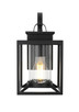 Elegant Lighting - OD339W13BK - One Light Outdoor Wall Sconce - Witte - Black
