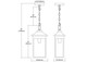 Lamplighter One Light Outdoor Pendant (46703/1)