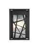 Elegant Lighting - OD356W12BK - One Light Outdoor Wall Sconce - Eyre - Black