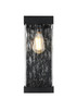 Elegant Lighting - OD371W16BK - One Light Outdoor Wall Sconce - Thompson - Black