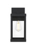 Elegant Lighting - OD413W14BK - One Light Outdoor Wall Sconce - Peter - Black
