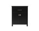 Elegant Lighting - SC012430BK - Bathroom Storage Freestanding Cabinet - Adian - Black